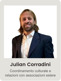 Julian Corradini - Coordinamento culturale e relazioni con associazioni estere